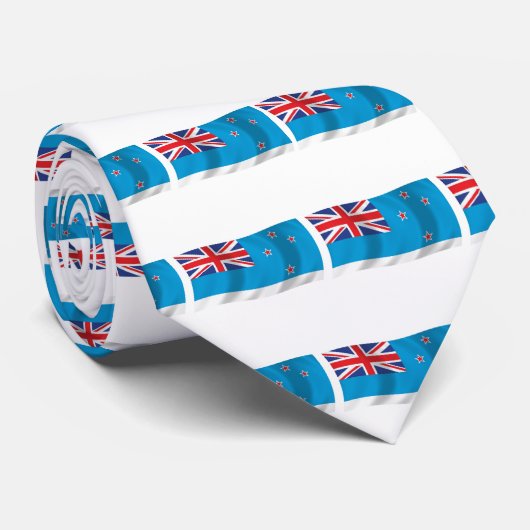 Ross Dependency Flag Stropdas (Opgerold)