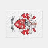 Ross gezinsklok van wapens fleece deken (Voorkant (Horizontaal))