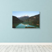 Ross Lake Canvas Art Afdruk (Insitu (Houten vloer))