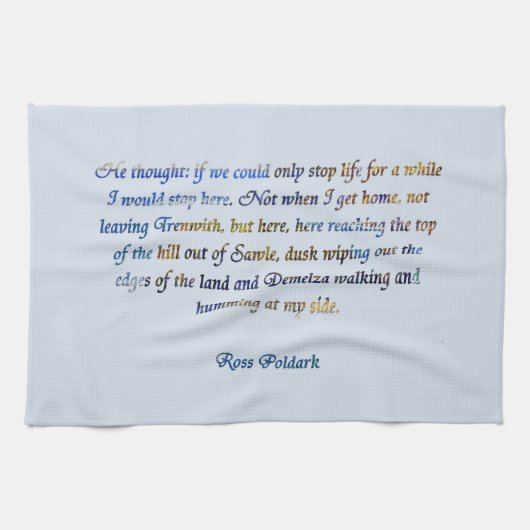 Ross Poldark Theedoek (Horizontaal)