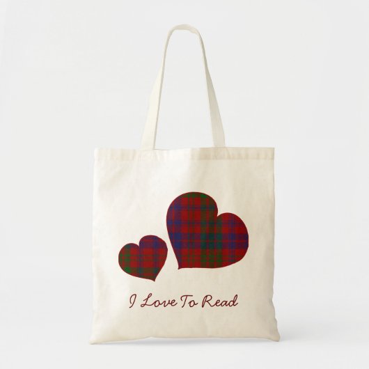 Ross Pset Hearts Canvas Tas (Voorkant)