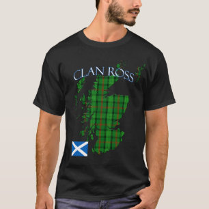 Ross Scottish Clan Tartan Schotland T-shirt