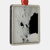 Ross Zee, Antarctica Metalen Ornament (Rechts)
