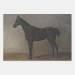Rosse paard (door Albrecht Adam) Inpakpapier Vel