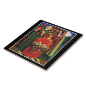 Rossetti - Een kerstcarol Tegeltje (Zijkant)