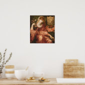 Rossetti Roman Harp Player Poster (Keuken)