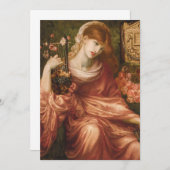 Rossetti Roman Harp Player Uitnodigingen (Voorkant / Achterkant)