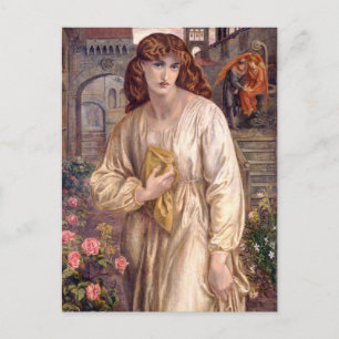 Rossetti Salutation of Beatrice CC0646 Briefkaart