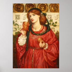 Rossetti The Loving Cup C0175 Poster