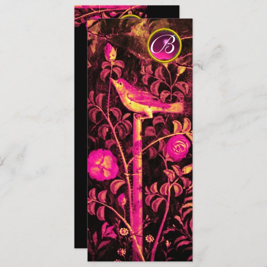 ROSSIGNOL, MONOGRAMME ROSES, Programme Rose Noir (Devant / Derrière)