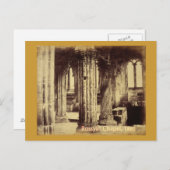 Rosslyn Chapel 1860 Carte postale (Devant / Derrière)