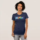 Rossmoor LGBTA Pride 2023 Couleur T-shirt femme (Devant entier)