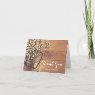 Rost Baby's Breath Metselwerkpot Houten Bedankt