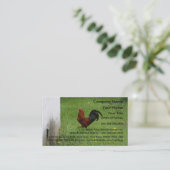 Roster- en visitekaartje (Staand voorkant)