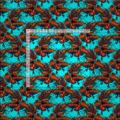 roster ink turquoise stof (Delen)