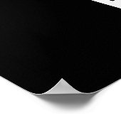 RostomFunny Robot Pun Dark BG Poster (Hoek)