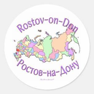Rostov-on-Don Rusland Ronde Sticker