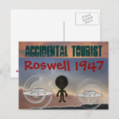 Roswell 1947 postcard briefkaart (Voorkant / Achterkant)