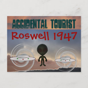 Roswell 1947 postcard briefkaart