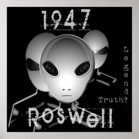 Roswell 1947 poster (Voorkant)