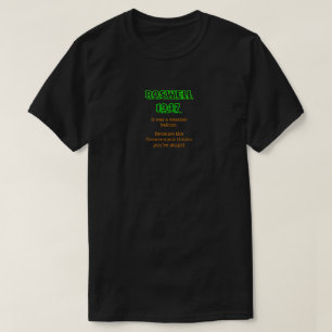Roswell 1947 UFO weerballon T-shirt