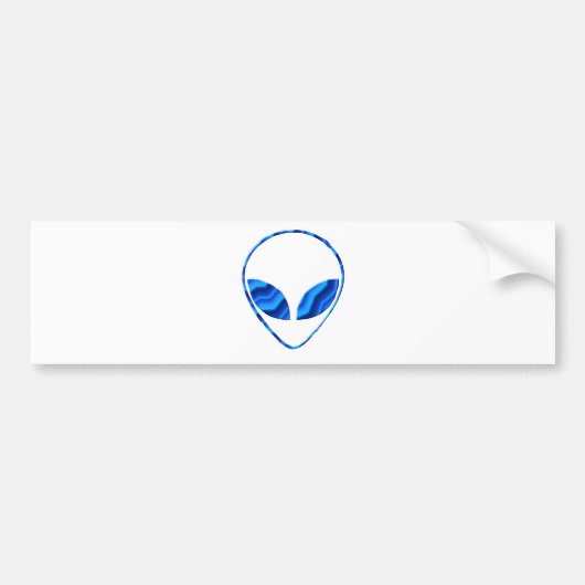 Roswell Alien Bumpersticker (Voorkant)