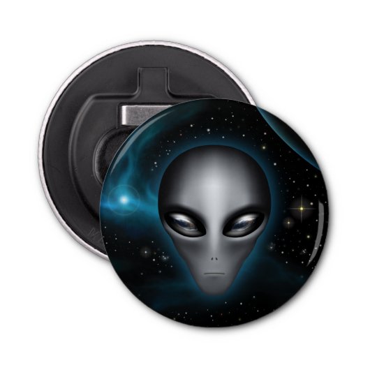 Roswell Alien II Button Flesopener (Voorkant)