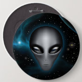 Roswell Alien II (Button) Ronde Button 6,0 Cm (Voorkant /achterkant)