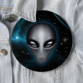 Roswell Alien II (Button) Ronde Button 6,0 Cm (In situ)