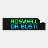 ROSWELL-bumpersticker Bumpersticker (Voorkant)