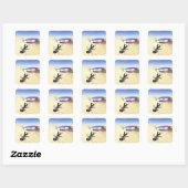 Roswell Comme Sticker UFO Crash (Feuille)