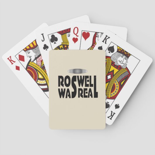 Roswell crash van buitenaards ruimteschip was echt pokerkaarten (Achterkant)