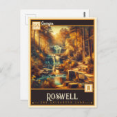 Roswell, Georgia |  Briefkaart (Voorkant / Achterkant)