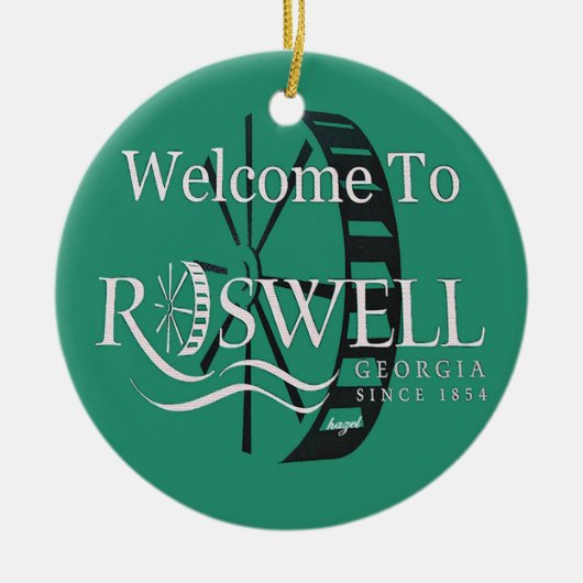 Roswell Georgia, Joyeux Noël Y'all Ornements (Devant)