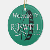 Roswell Georgia, Joyeux Noël Y'all Ornements (Gauche)