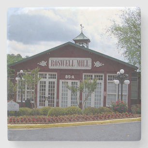 Roswell Mill, Roswell Georgia, Roswell Mill Stenen Onderzetter