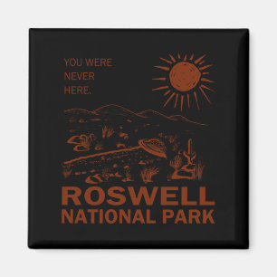 Roswell Nationaal Park Ufo Vliegende Schotel Buite Magneet