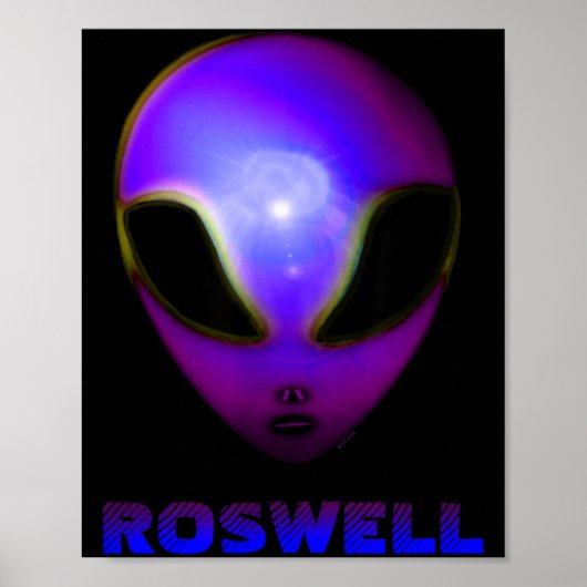 Roswell New Mexico Alien  Poster (Voorkant)