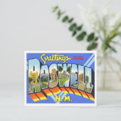 Roswell, New Mexico Big Letters Briefkaart (Staand voorkant)
