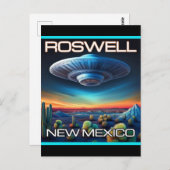 Roswell New Mexico Briefkaart (Voorkant / Achterkant)