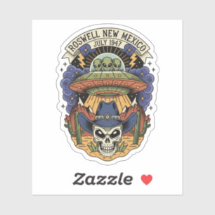 Roswell New Mexico Buitenaards Wezen Sticker