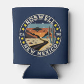 Roswell New Mexico Classic UFO Scenery Blikjeskoeler (Achterkant)
