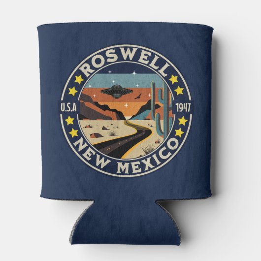 Roswell New Mexico Classic UFO Scenery Blikjeskoeler (Achterkant)