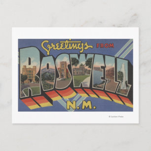Roswell, New Mexico - Large Letter Scenes Briefkaart