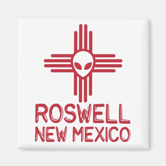 Roswell New Mexico Magneet (Voorkant)