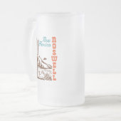 Roswell New Mexico Matglas Bierpul (Voorkant links)