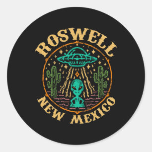 Roswell Nm 1947 - Grappige Roswell Luchtvaart New Ronde Sticker