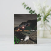 Roswell UFO Crash de nuit Carte postale (Debout devant)