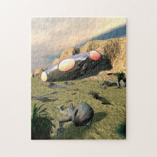 Roswell UFO Crash Legpuzzel (Verticaal)
