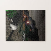 Roswell UFO Crash 's nachts Legpuzzel (Horizontaal)